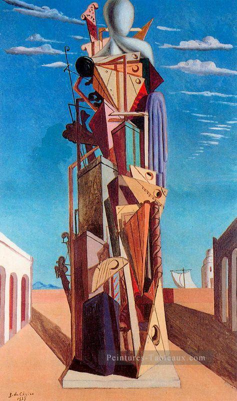 la grande machine 1925 Giorgio de Chirico surréalisme métaphysique Peintures à l'huile